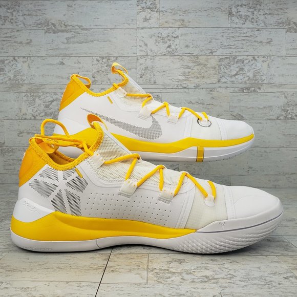 Nike Kobe A.D. TB 'White Yellow' Men's 15 - Picture 2 of 8
